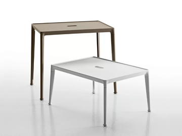 MIRTO OUTDOOR - Rectangular aluminium garden side table by B&B Italia Outdoor - view 3